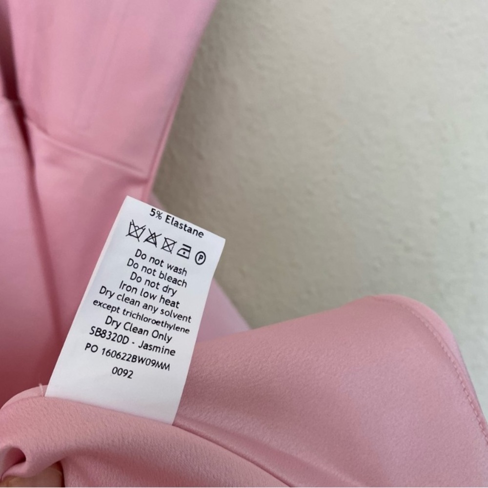 HOUSE OF CB 'Jasmine' Rose Pink Draped Strapless Corset Dress NWOT size XS - Picture 7 of 16
